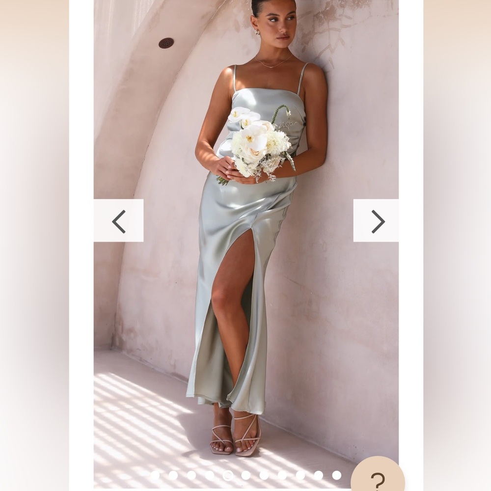 Billy J ilana midi bridesmaid dress